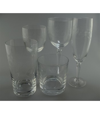 Conjunto taças de Cristal d´Arques Paris coleção Dampierre